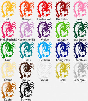 Wandtattoo Tribal Skorpion – Kraftvolles Scorpio-Design für deine Wanddekoration - Sunnywall - Individualität trifft Design