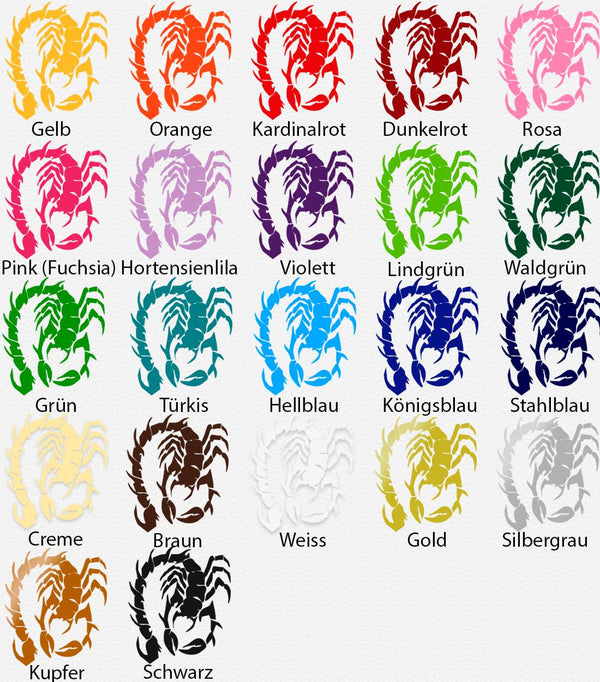 Wandtattoo Tribal Skorpion – Kraftvolles Scorpio-Design für deine Wanddekoration - Sunnywall - Individualität trifft Design