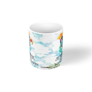 Tasse - Die größten Schluckspechte heißen - Wunschname Kaffeetasse - Sunnywall - Individualität trifft Design