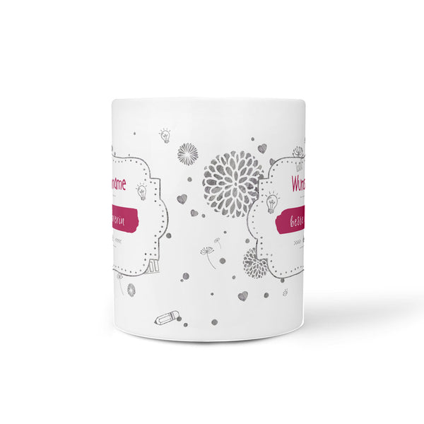 Tasse Wunschname Beste Lehrerin Kaffeebecher - Sunnywall - Individualität trifft Design