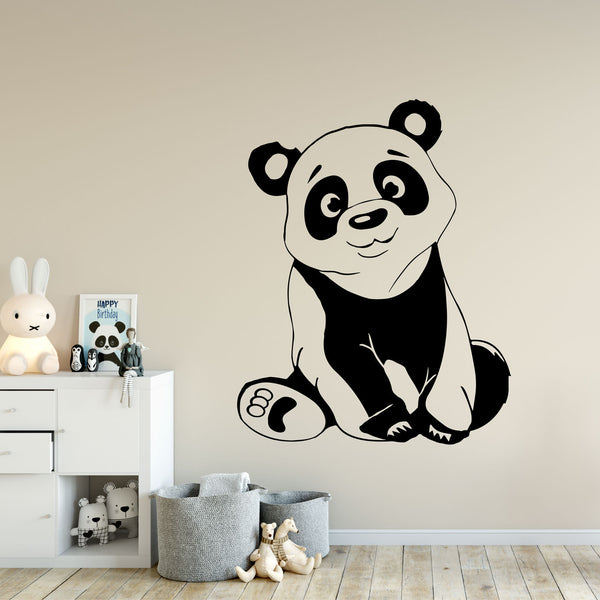Wandtattoo niedlicher Pandabär - Panda Bär | Kinderzimmer - Sunnywall - Individualität trifft Design