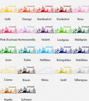 Wandtattoo Zauberland – Einhorn, Zauberer, Fee & Drache mit Schloss | Magischer Wandaufkleber fürs Kinderzimmer - Sunnywall - Individualität trifft Design