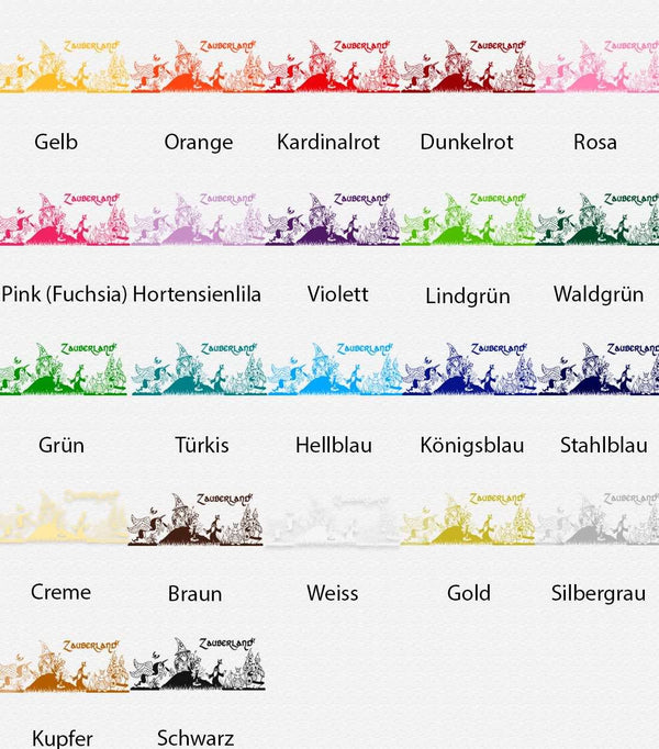 Wandtattoo Zauberland – Einhorn, Zauberer, Fee & Drache mit Schloss | Magischer Wandaufkleber fürs Kinderzimmer - Sunnywall - Individualität trifft Design