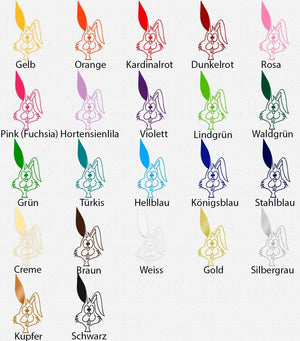 Wandtattoo Hase – Niedlicher Hasenkopf als Wandaufkleber für das Kinderzimmer - Sunnywall - Individualität trifft Design