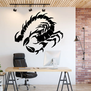 Wandtattoo Tribal Skorpion – Kraftvolles Scorpio-Design für deine Wanddekoration - Sunnywall - Individualität trifft Design
