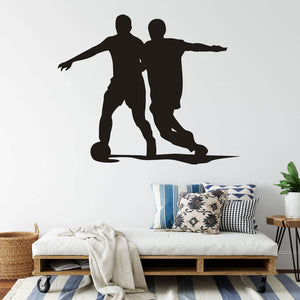 Wandtattoo Fussball – Dynamische Ball Sport Spieler | Perfekt für Fußballfans & Sportbegeisterte - Sunnywall - Individualität trifft Design