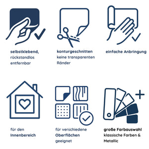 Wandtattoo Spruch Bücher Englisch – „Just one more Chapter“