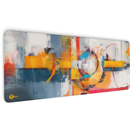 Gaming Mauspad XXL | Modern Art Abstract | PREMIUM-DICKE 4 MM Sunnywall