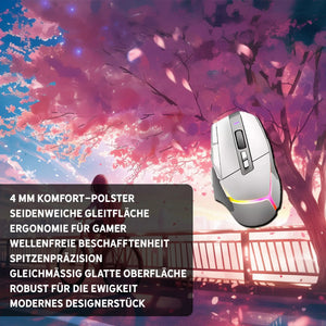 Gaming Mauspad XXL | Sakura City Skyline - Anime  | PREMIUM-DICKE 4 MM Sunnywall