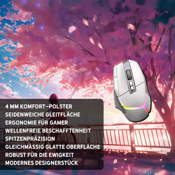 Gaming Mauspad XXL | Sakura City Skyline - Anime  | PREMIUM-DICKE 4 MM Sunnywall