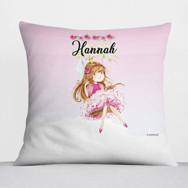 Kissen mit Reißverschluss Prinzessin – Personalisiert mit Namen Sunnywall