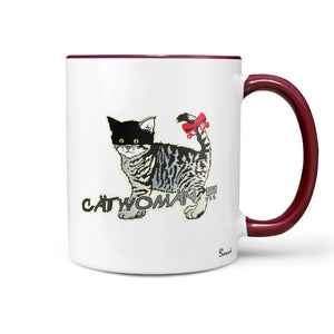 Spruch Tasse | Kaffeetasse Tasse Becher Cätwomän Katze Sunnywall