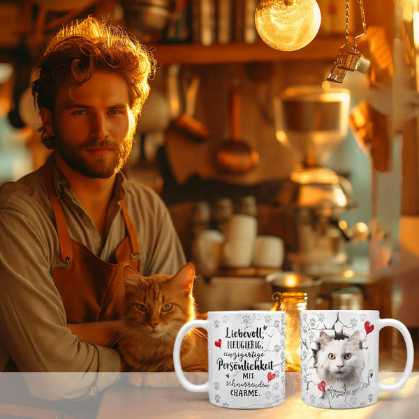 Tasse | American Curl | liebevoll & neugierig | Katzenrassen Kollektion Sunnywall