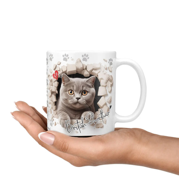 Tasse | Britische Kurzhaarkatze |  einzigartig & charmant | Katzenrassen Kollektion Sunnywall