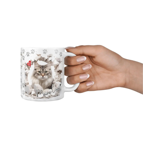 Tasse | Maine Coon | Liebevolle Persönlichkeit | Katzenrassen Kollektion Sunnywall