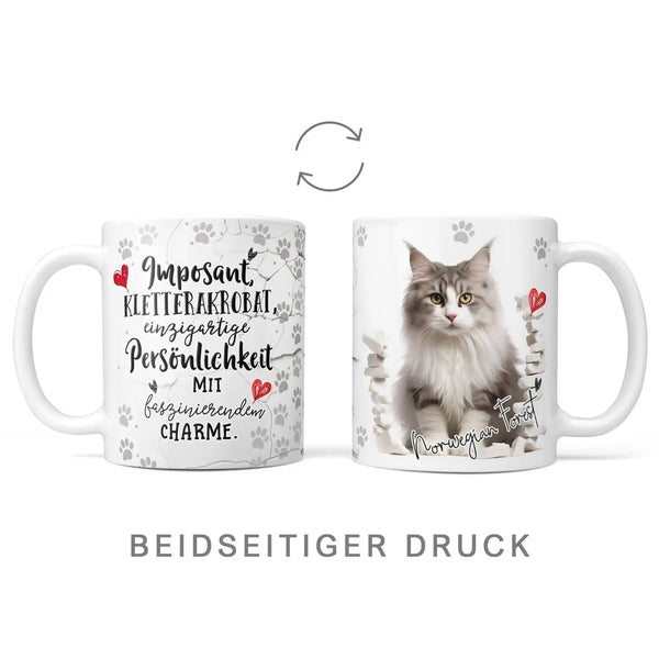 Tasse | Norwegian Forest cat | Norwegische Waldkatze | imposant & faszinierend | Katzenrassen Kollektion Sunnywall