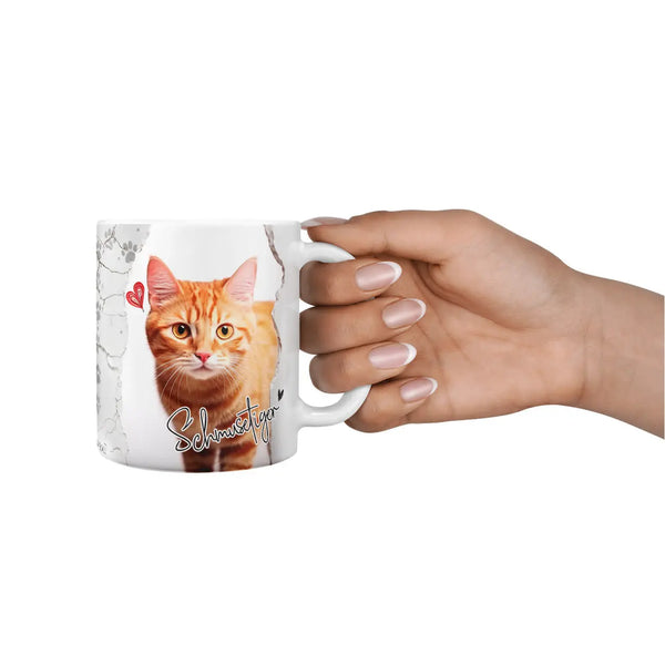 Tasse | Schmusetiger | Orange Katze | Schnurrender Charme | Katzenrassen Kollektion Sunnywall