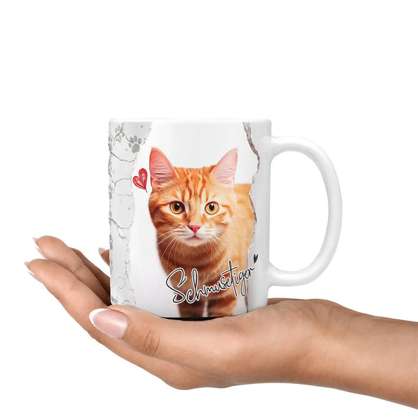 Tasse | Schmusetiger | Orange Katze | Schnurrender Charme | Katzenrassen Kollektion Sunnywall
