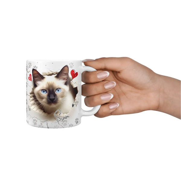 Tasse | Siamkatze | Siam | elegant & charmant | Katzenrassen Kollektion Sunnywall