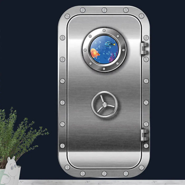 U-Boot Tiefseeboot Unterwasserwelt - Wandtattoo XXL Sunnywall