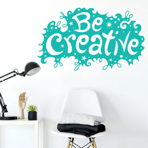 Wandtattoo Be Creative Zimmer Auto Kunst Art Sunnywall