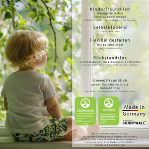 Wandtattoo Buchstaben - ABC Bärchen - Aufkleber für Wand & Tür Sunnywall