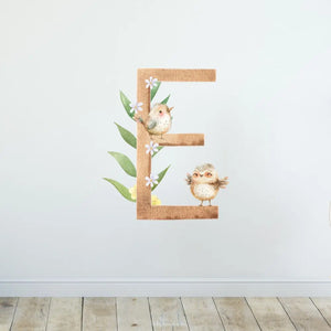 Wandtattoo Buchstaben - ABC Waldtiere - Aufkleber für Wand & Tür Sunnywall