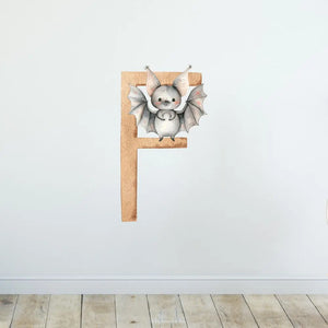 Wandtattoo Buchstaben - ABC Waldtiere - Aufkleber für Wand & Tür Sunnywall