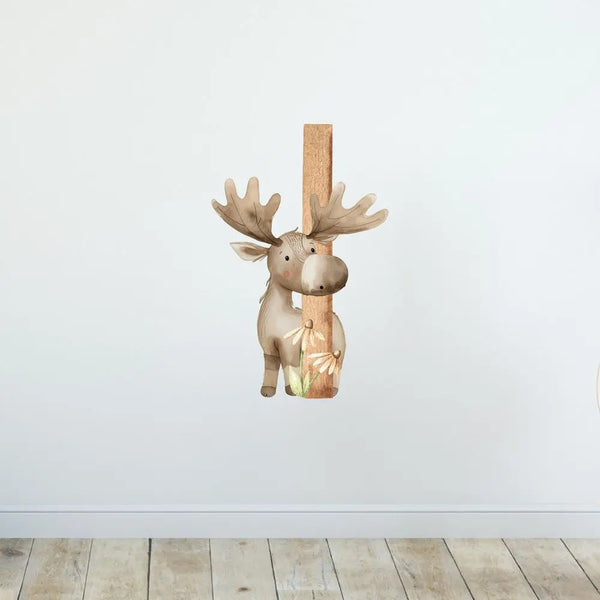 Wandtattoo Buchstaben - ABC Waldtiere - Aufkleber für Wand & Tür Sunnywall