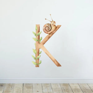 Wandtattoo Buchstaben - ABC Waldtiere - Aufkleber für Wand & Tür Sunnywall