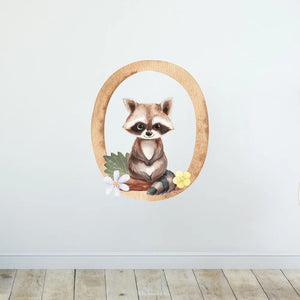 Wandtattoo Buchstaben - ABC Waldtiere - Aufkleber für Wand & Tür Sunnywall