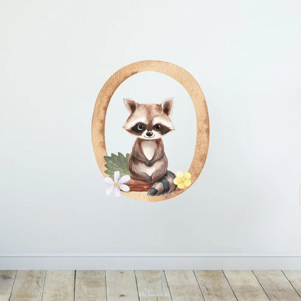 Wandtattoo Buchstaben - ABC Waldtiere - Aufkleber für Wand & Tür Sunnywall