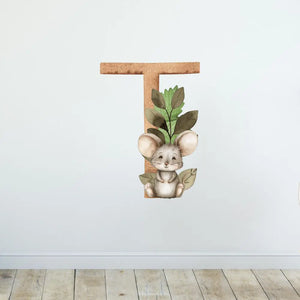 Wandtattoo Buchstaben - ABC Waldtiere - Aufkleber für Wand & Tür Sunnywall