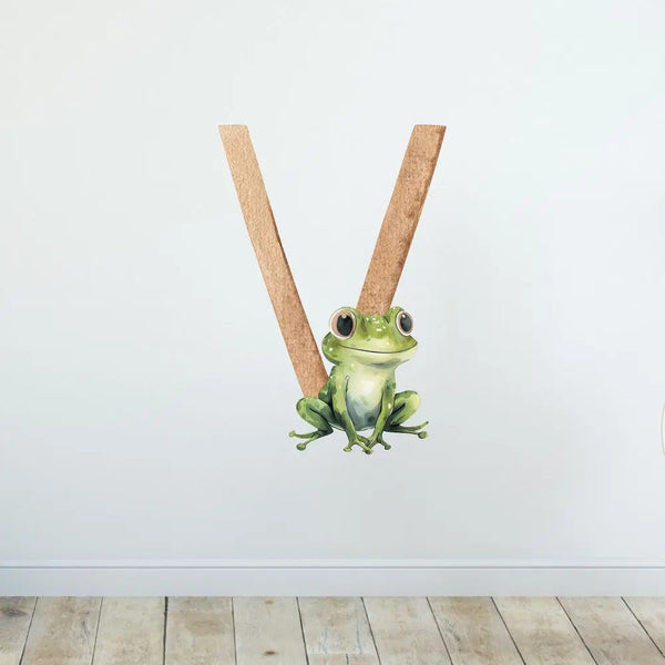 Wandtattoo Buchstaben - ABC Waldtiere - Aufkleber für Wand & Tür Sunnywall