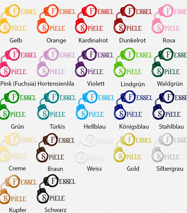 Wandtattoo | Fesselspiele Handschellen | Schriftzug Schlafzimmer Sunnywall