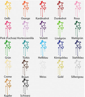 Wandtattoo | Graffiti Sterne | Spray Tag Style Sunnywall