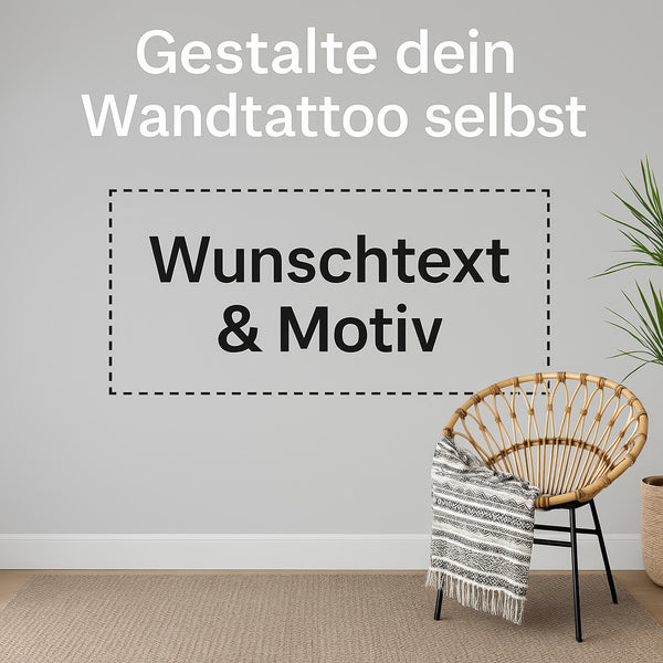 Wandtattoo selbst gestalten mit Sunnywall Designer