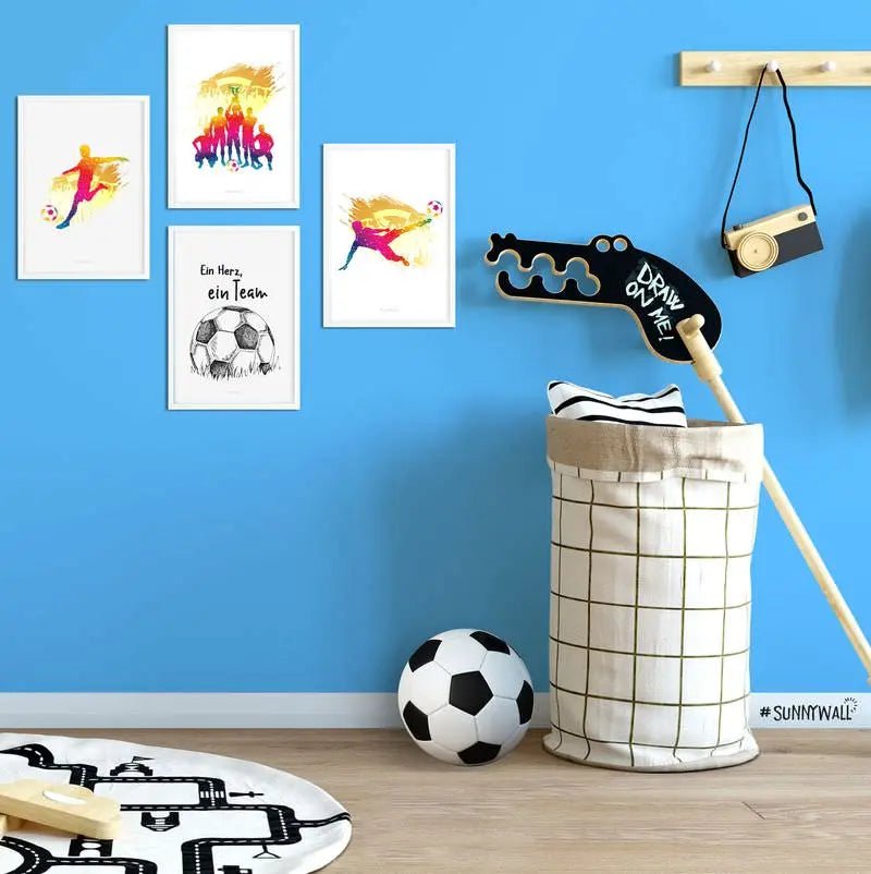 Kunterbunt durchs Kinderzimmer - mit farbenfrohen Poster-Sets - Sunnywall - Individualität trifft Design