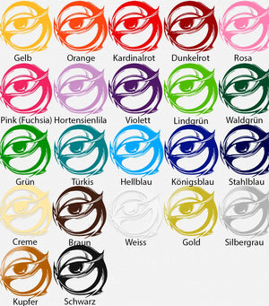Wandtattoo Auge - Allsehendes Auge in moderner Form | Sprituelles Design für das Wohnzimmer - Sunnywall - Individualität trifft Design