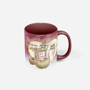 Tasse Faultier – Mit dir bin ich am liebsten faul - Sunnywall - Individualität trifft Design