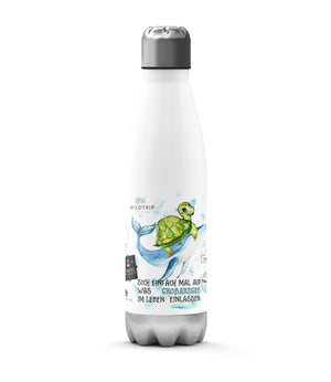 Thermosflasche 500 ml – Wal & Schildkröte - Sunnywall - Individualität trifft Design