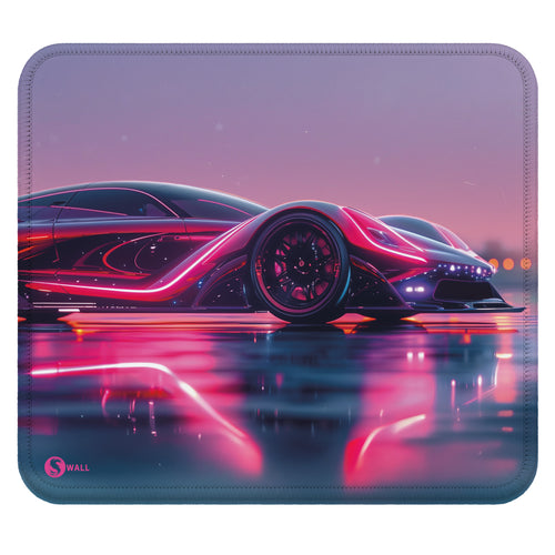 Gaming Mauspad XXL Neon Car 90x40 | 80x30 | 45x40 cm PREMIUM-DICKE 4 MM