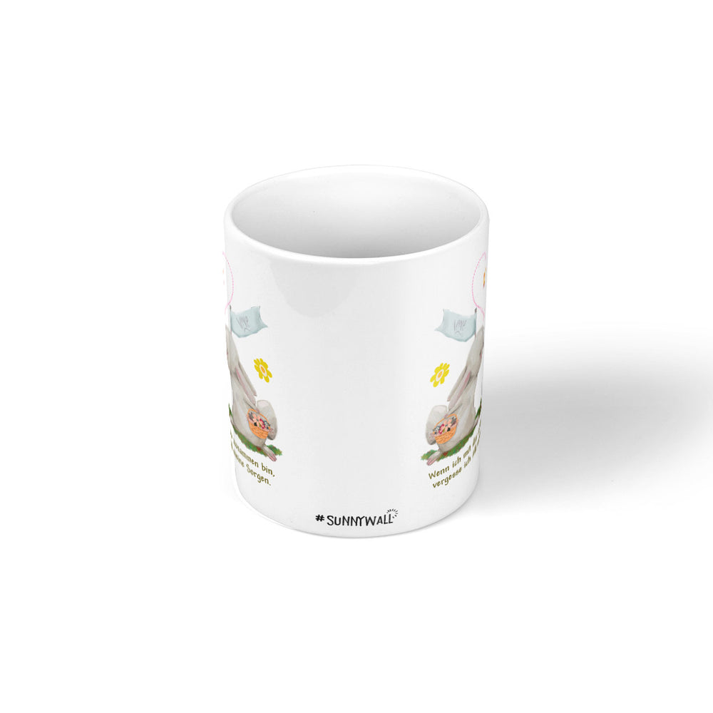 Tasse Kaffeetasse Verliebte Hasen Liebevolle Geschenkidee - Sunnywall - Individualität trifft Design