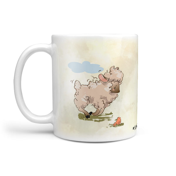 Tasse – Verspieltes Schaf voller Lebensfreude - Sunnywall - Individualität trifft Design
