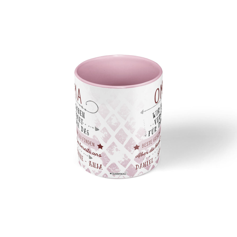 Oma Tasse Kaffeebecher Lieblingstasse Geburtstags-Tasse Geschenk-Tasse - Sunnywall - Individualität trifft Design