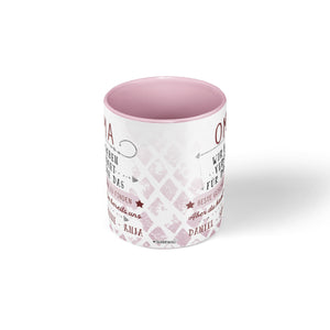 Oma Tasse Kaffeebecher Lieblingstasse Geburtstags-Tasse Geschenk-Tasse - Sunnywall - Individualität trifft Design