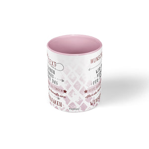 Tasse ROSA - Kaffeebecher Lieblingstasse Geburtstags-Tasse - individuell personalisiert - Sunnywall - Individualität trifft Design