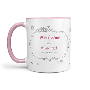 Tasse Wunschname Beste WUNSCHTEXT Kaffeebecher - Sunnywall - Individualität trifft Design