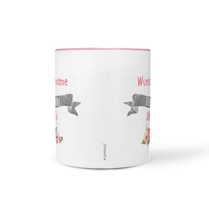 Tasse Wunschname Heldin des Alltags Kaffeebecher - Sunnywall - Individualität trifft Design