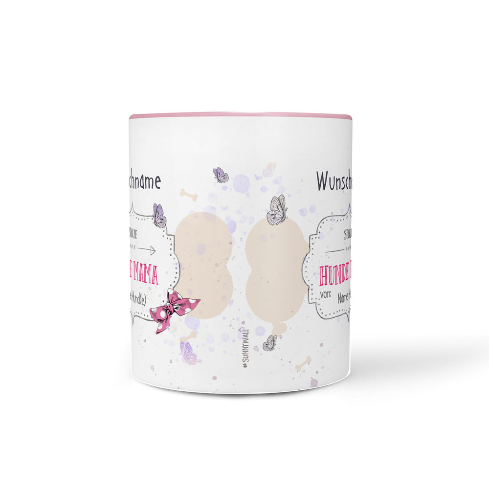 Tasse Wunschname stolze Hundemama Kaffeebecher - Sunnywall - Individualität trifft Design